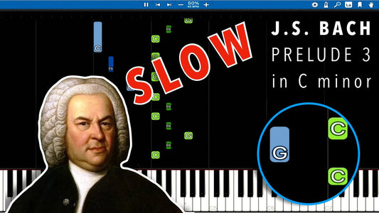 Synthesia-type Tutorial: Prelude n. 3 in C Minor