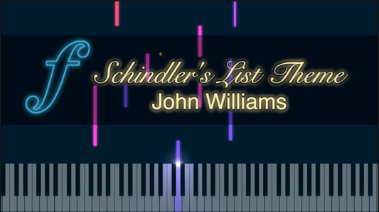 Synthesia-type Tutorial: Schindler's List Theme