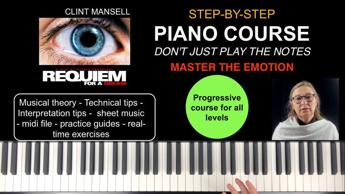 Requiem for a Dream - Clint Mansell - Step-by-Step Piano Course
