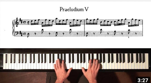 Scrolling Score Tutorial: Prelude No. 5 in D Major, BWV 850, WTC I
