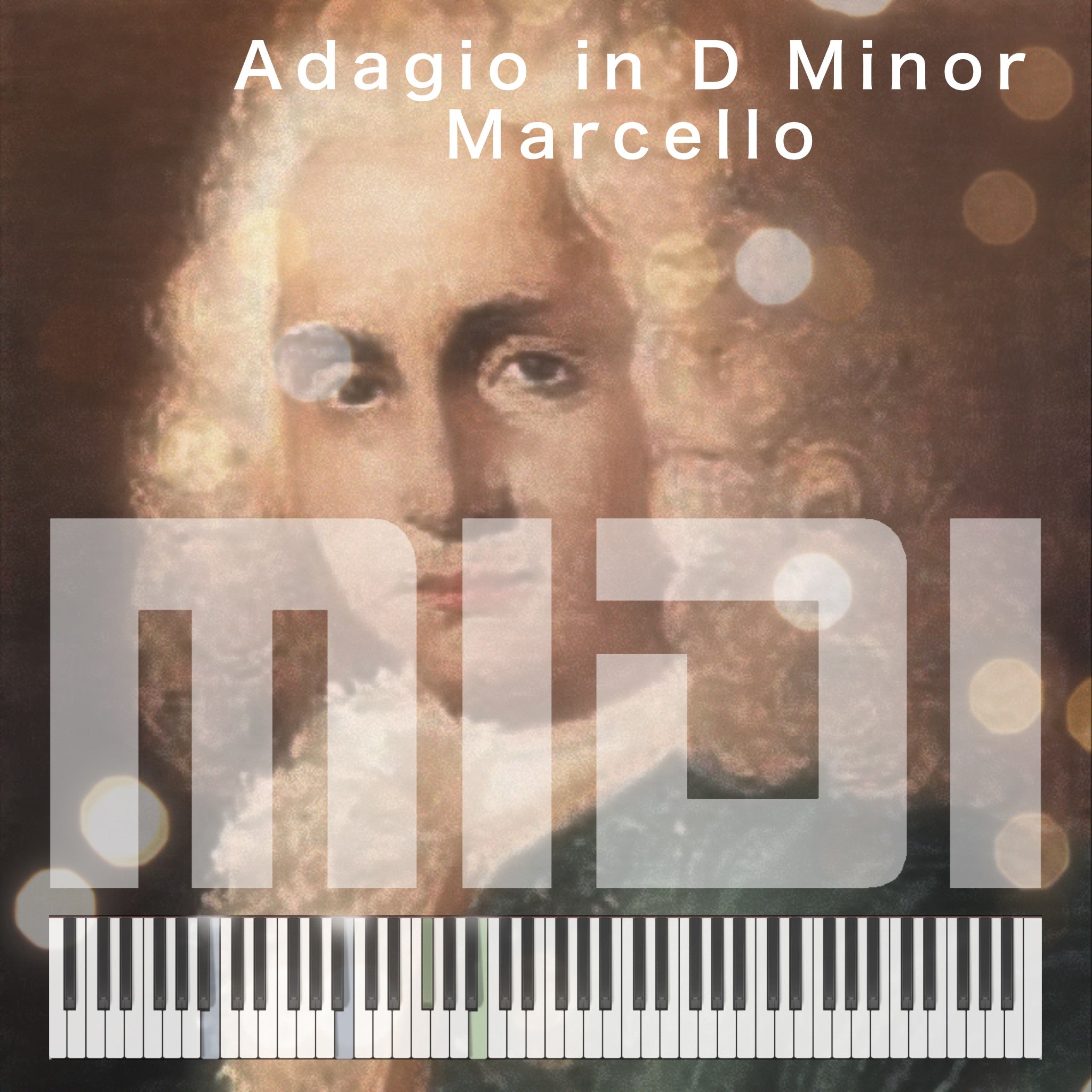 Adagio in D minor – MARCELLO, BACH – MIDI File