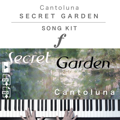 Piano Kit with all the learning resources you need to learn and master “Cantoluna” on piano.