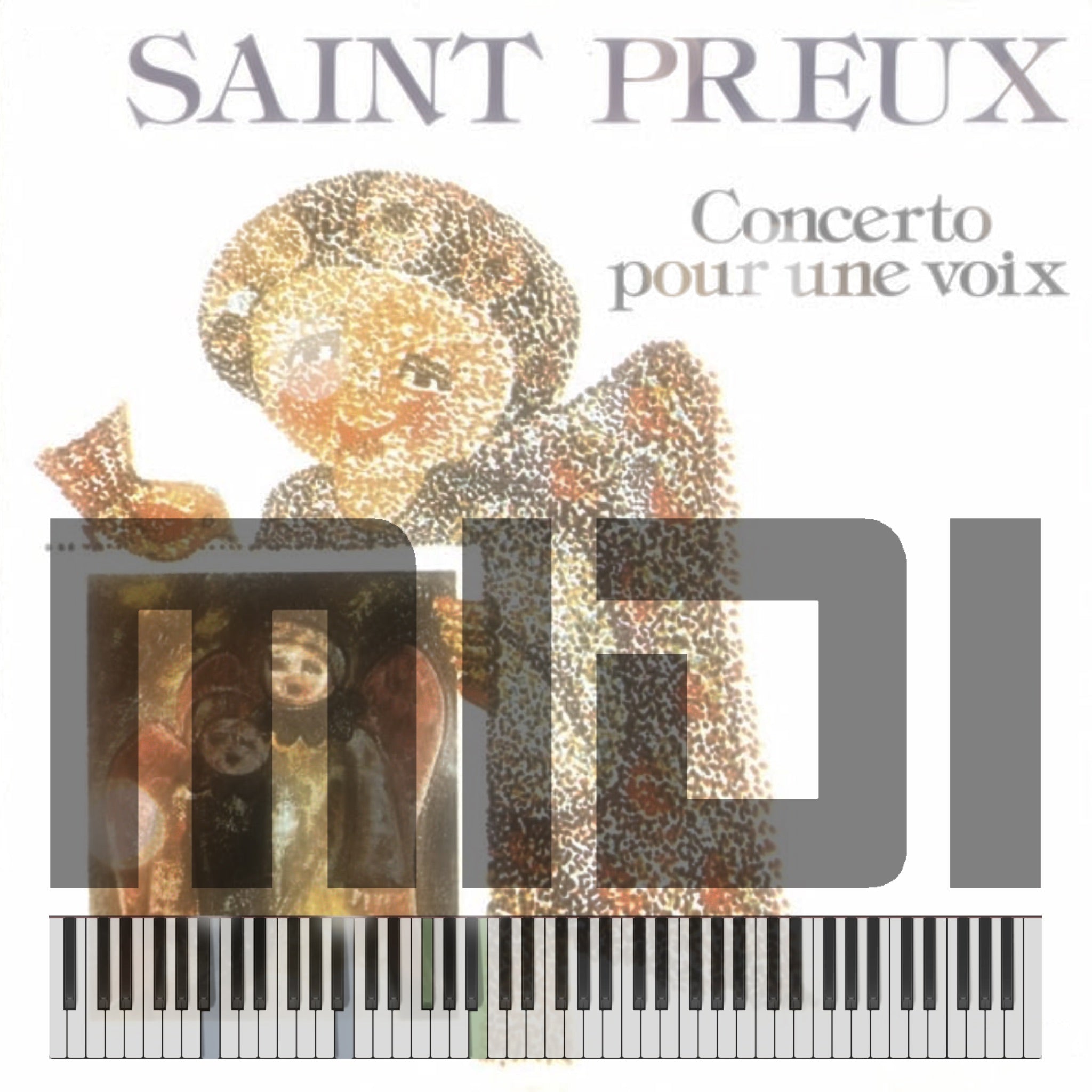 Concerto pour une voix – SAINT PREUX – MIDI File