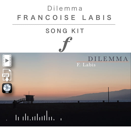 Piano Kit with all the learning resources you need to learn and master “Dilemma” on piano.