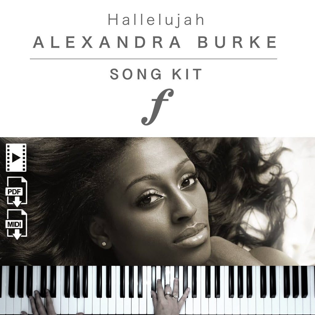 Piano Kit with all the learning resources you need to learn and master “Hallelujah” on piano.