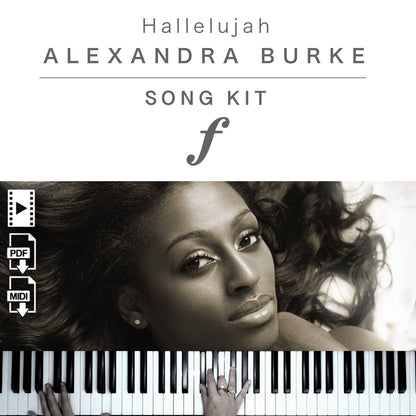 Piano Kit with all the learning resources you need to learn and master “Hallelujah” on piano.