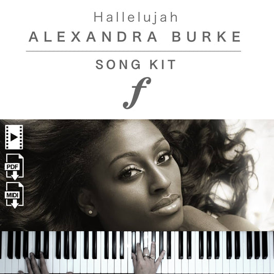 Piano Kit with all the learning resources you need to learn and master “Hallelujah” on piano.