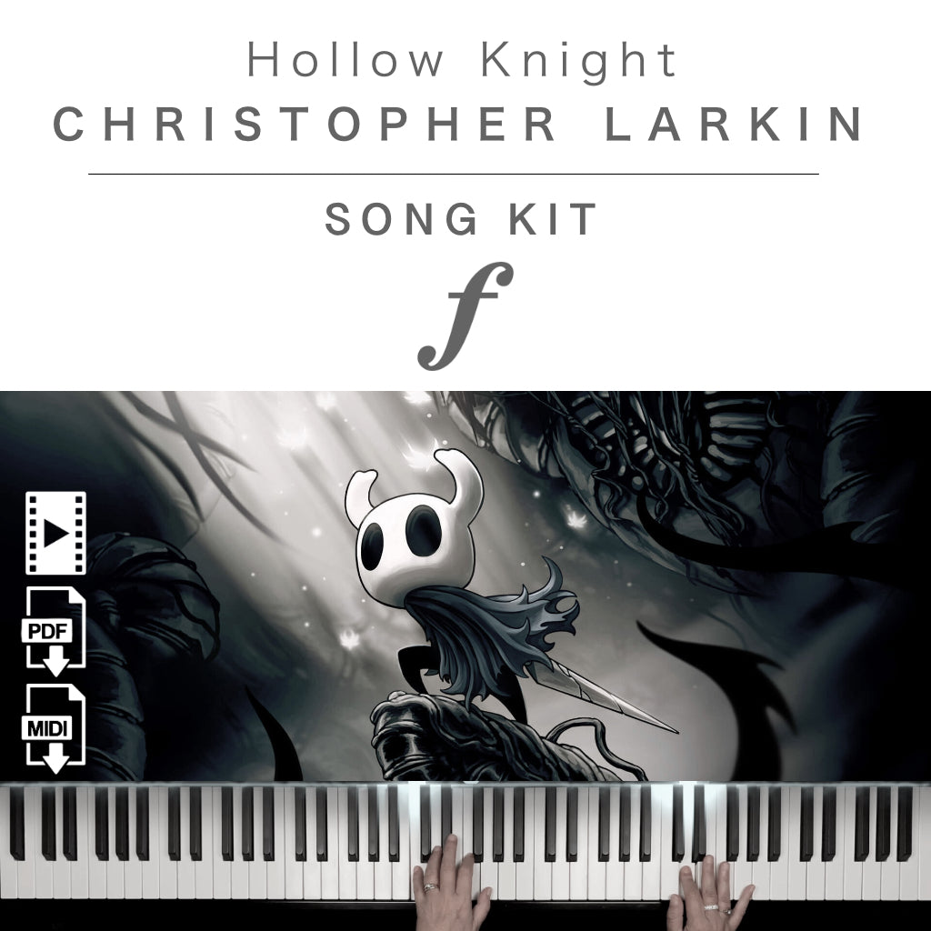Piano Kit with all the learning resources you need to learn and master “Hollow Knight” on piano.