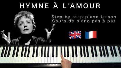 Hymne à l'amour - Edith Piaf - Piano Course