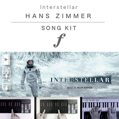 Piano Kit with all the learning resources you need to learn and master “Interstellar - Day One” on piano.