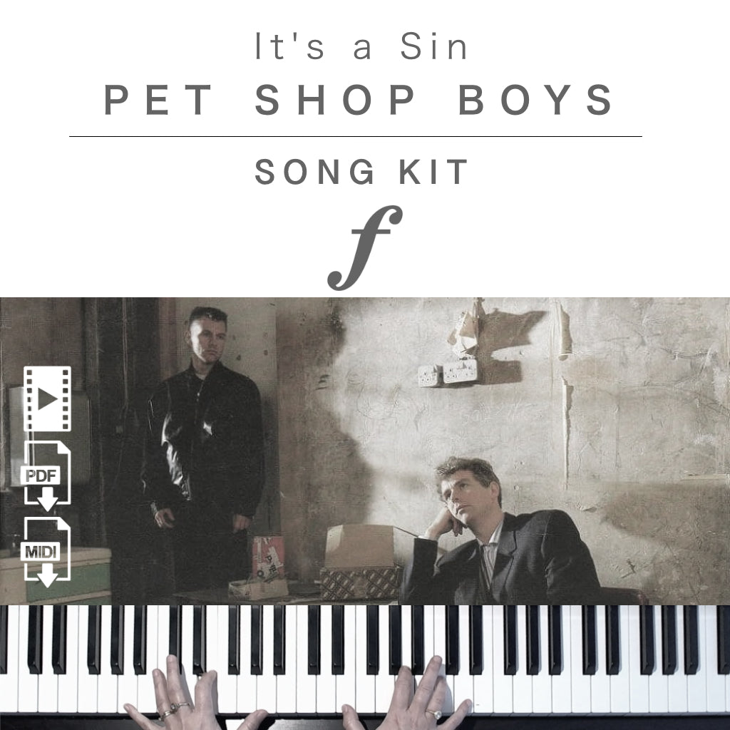 Piano Kit with all the learning resources you need to learn and master “It’s a sin” on piano.