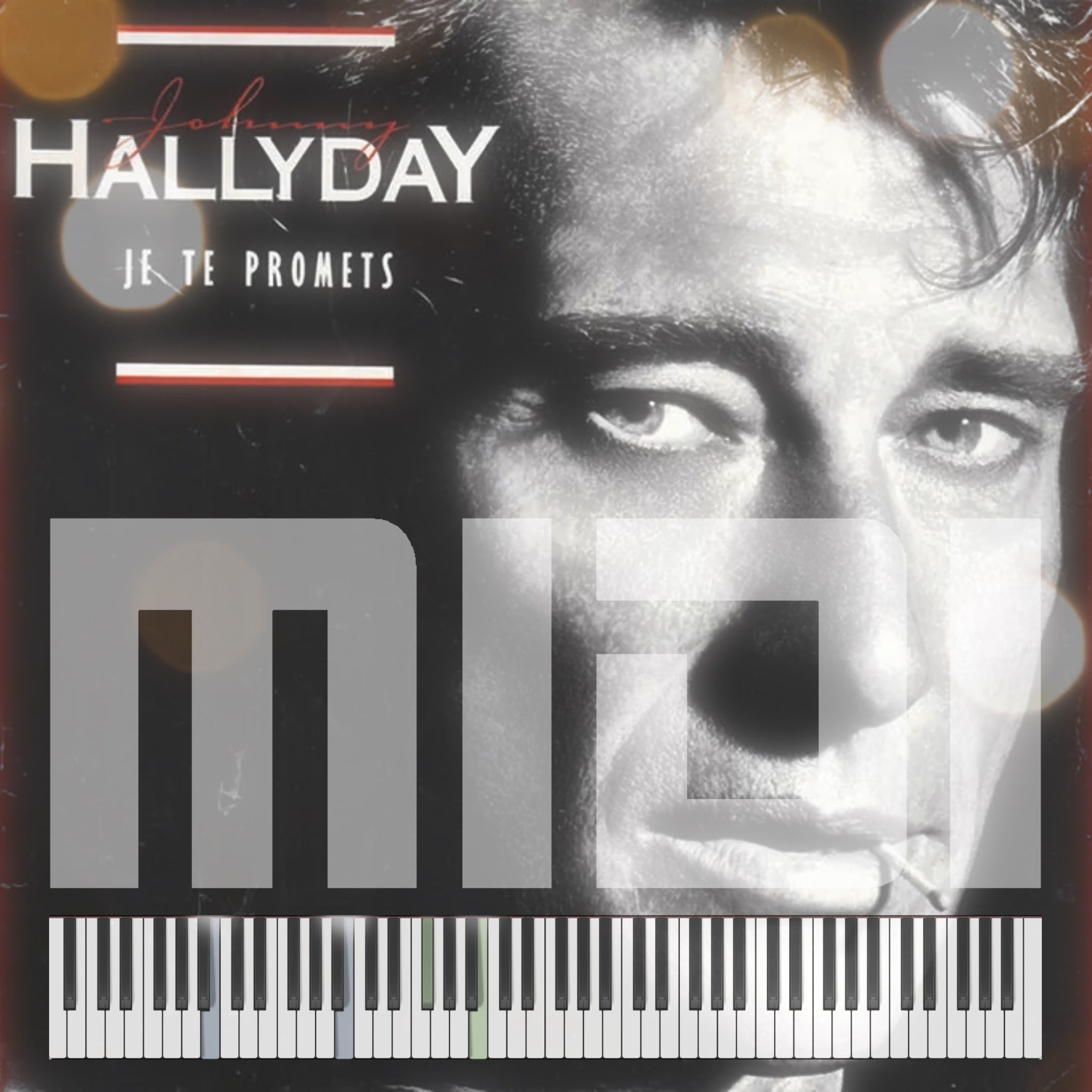 Je te promets – JOHNNY HALLYDAY – MIDI File