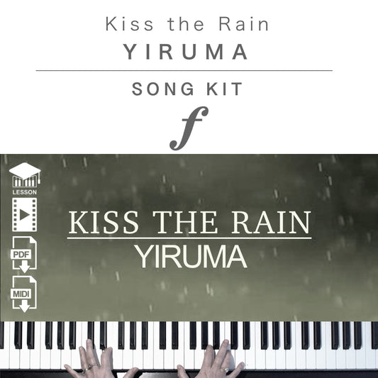 Piano Kit with all the learning resources you need to learn and master “Kiss the Rain” on piano.