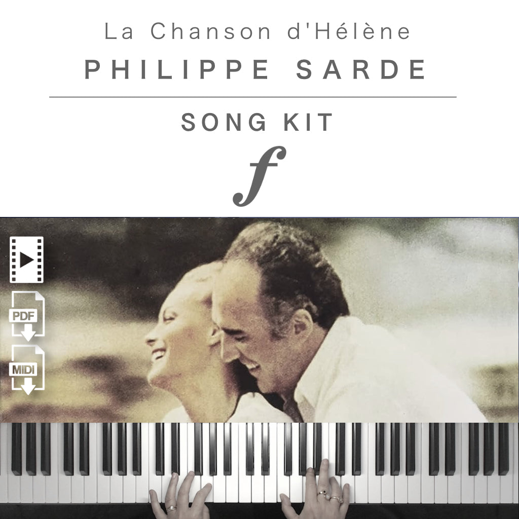 Piano Kit with all the learning resources you need to learn and master “La chanson d’Hélène” on piano.