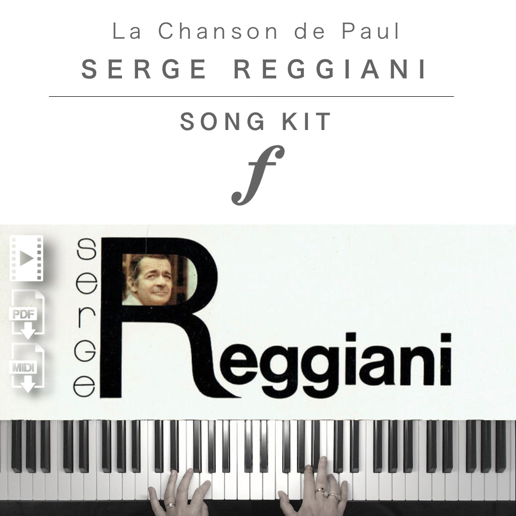 Piano Kit with all the learning resources you need to learn and master “La chanson de Paul” on piano.