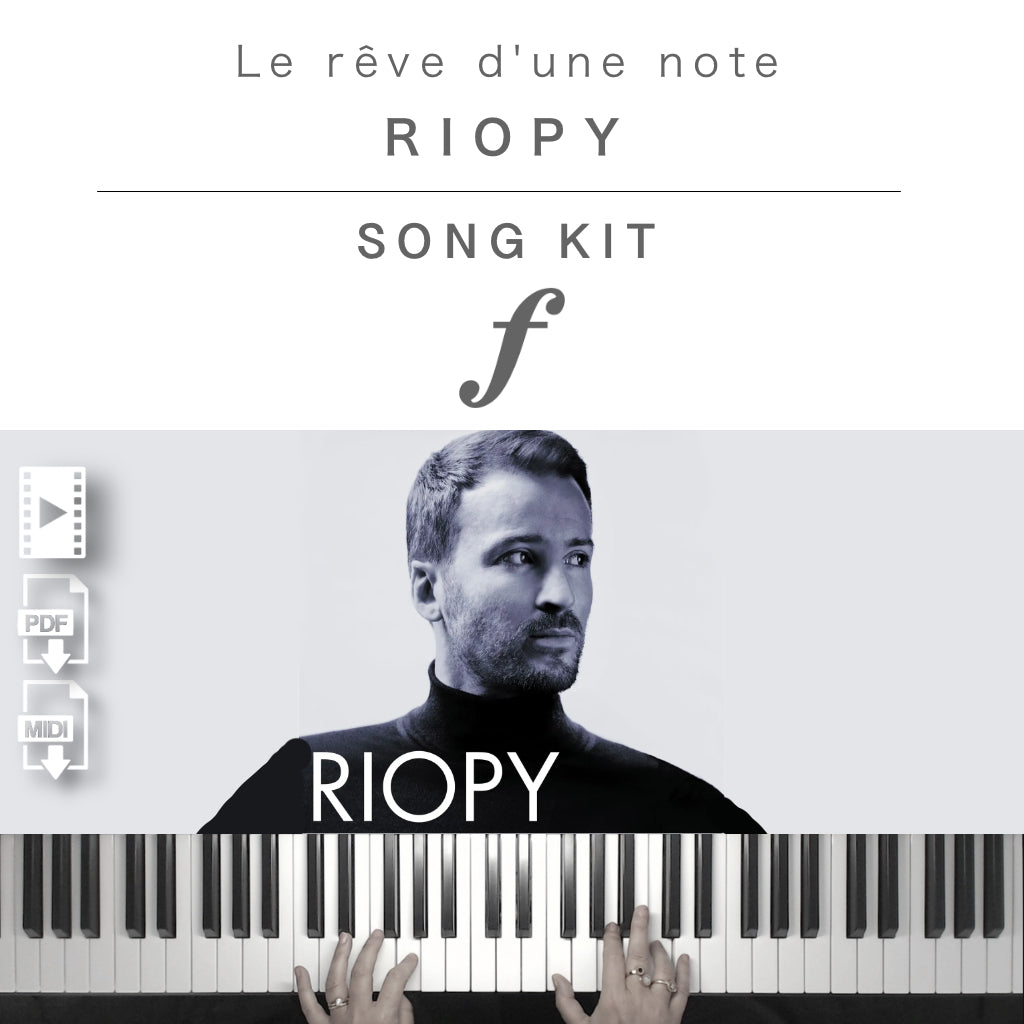 Piano Kit with all the learning resources you need to learn and master “Le rêve d’une note” on piano.