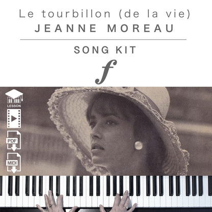Le Tourbillon - Jeanne Moreau - Piano KIT
