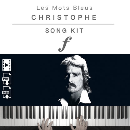 Piano Kit with all the learning resources you need to learn and master “Les mots bleus” on piano.