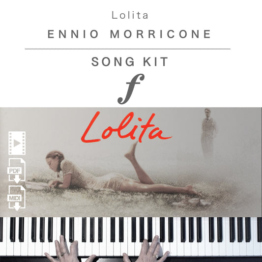 Piano Kit with all the learning resources you need to learn and master “Lolita” on piano.