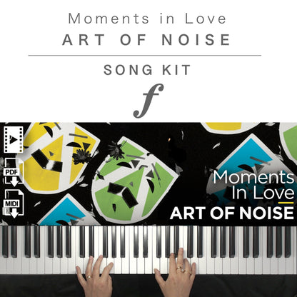 Piano Kit with all the learning resources you need to learn and master “Moments in Love” on piano.