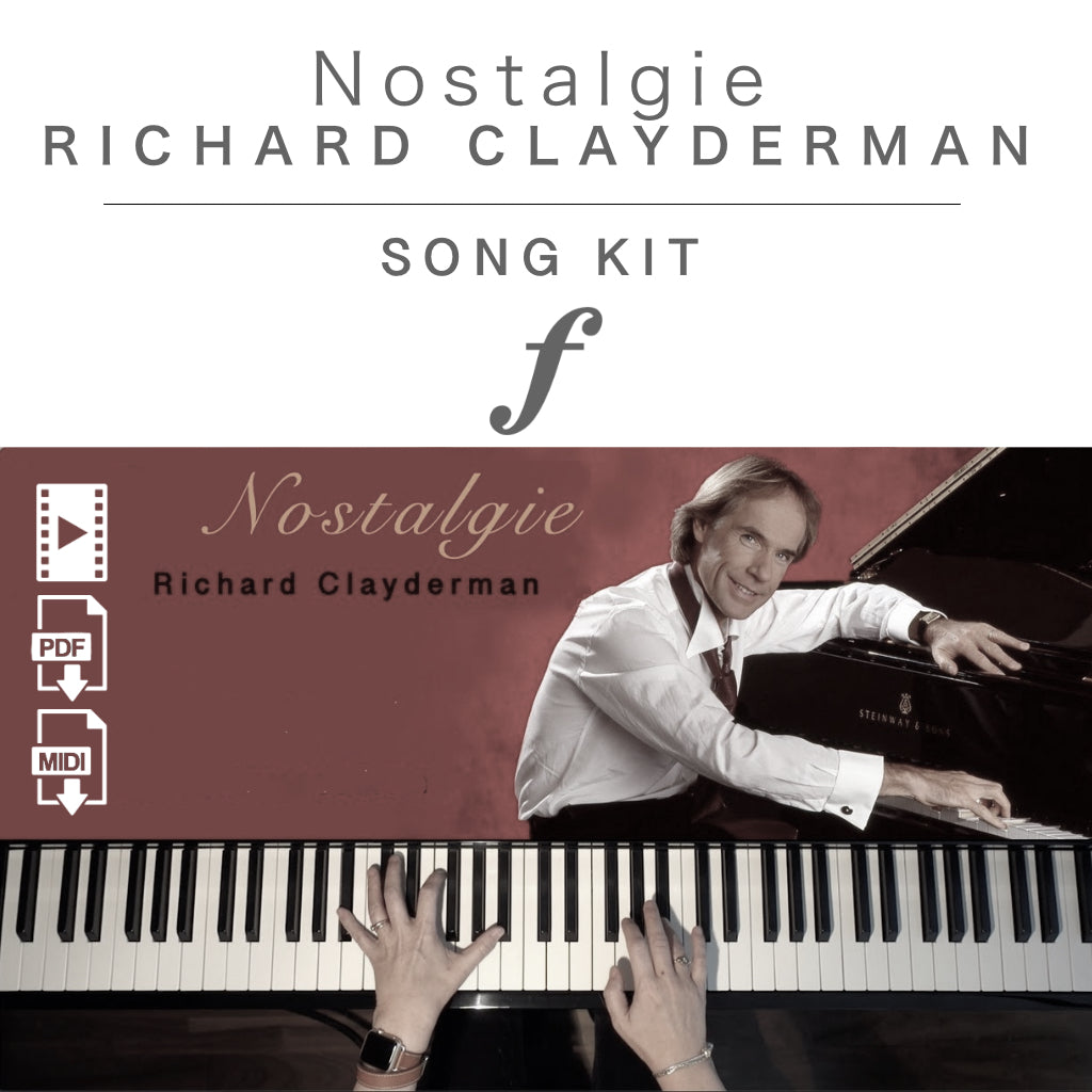 Piano Kit with all the learning resources you need to learn and master “Nostalgie” on piano.