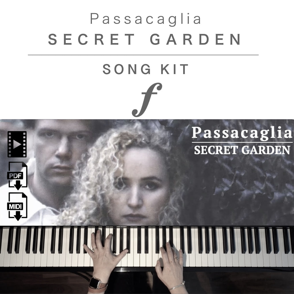 Piano Kit with all the learning resources you need to learn and master “Passacaglia” on piano.