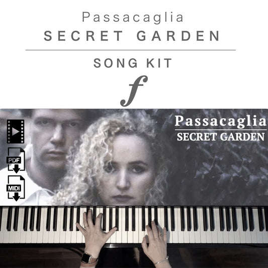 Piano Kit with all the learning resources you need to learn and master “Passacaglia” on piano.