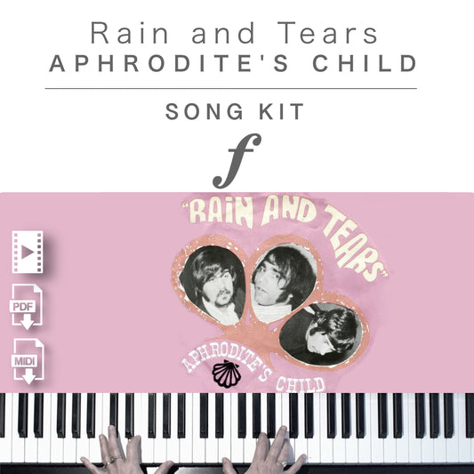 Piano Kit with all the learning resources you need to learn and master “Rain and Tears” on piano.