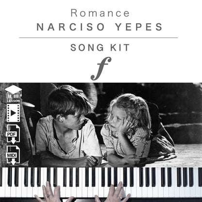 Piano Kit with all the learning resources you need to learn and master “Romance” on piano.