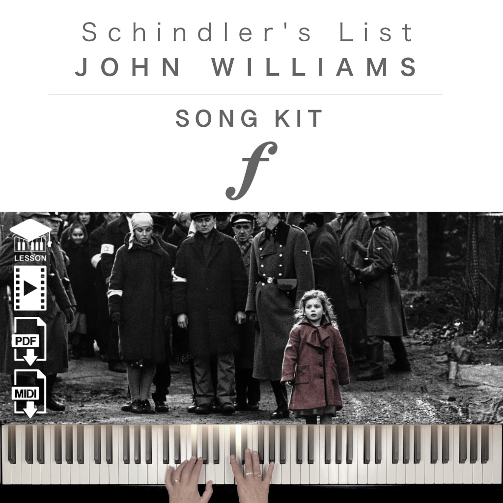 Piano Kit with all the learning resources you need to learn and master “Schindler's List Theme” on piano.