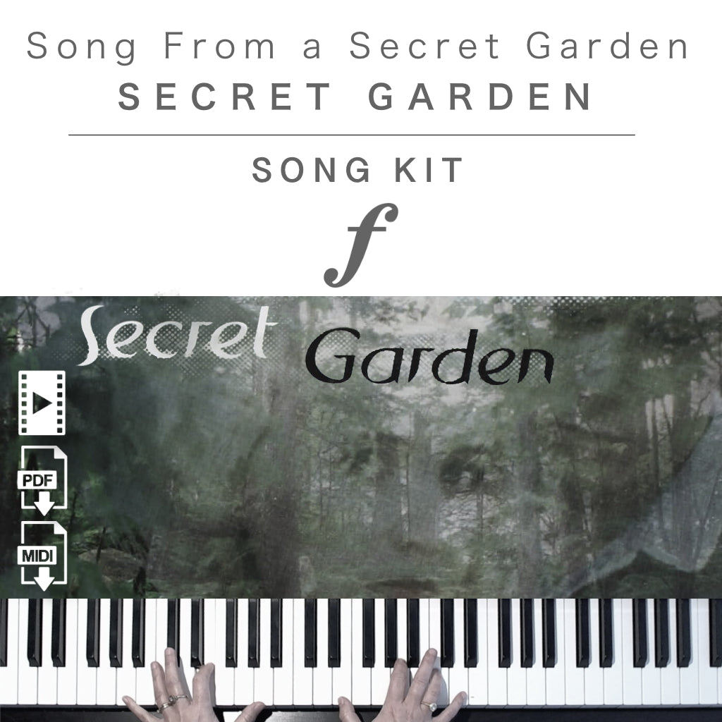 Piano Kit with all the learning resources you need to learn and master “Song from a secret garden” on piano.