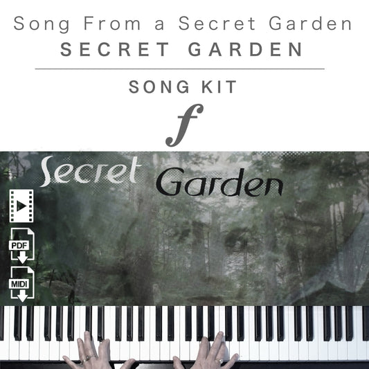 Piano Kit with all the learning resources you need to learn and master “Song from a secret garden” on piano.