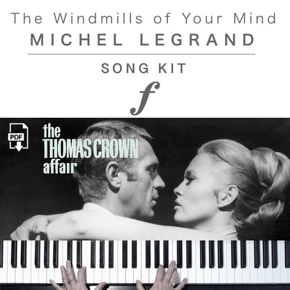 Piano Kit with all the learning resources you need to learn and master “The Windmills of your Mind” on piano.