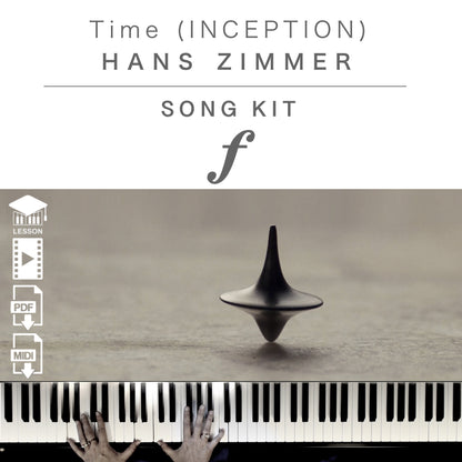 Piano Kit with all the learning resources you need to learn and master “Time – Inception” on piano.