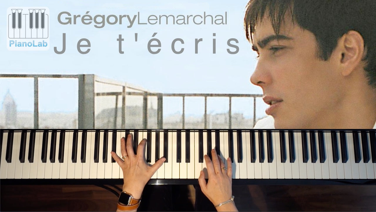 Je t’écris – GREGORY LEMARCHAL – MIDI File