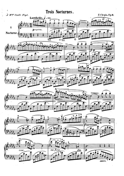 Nocturne Op. 9 n1 – Chopin - Piano Sheet Music (PDF Download)
