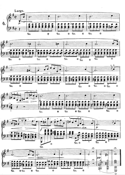 Prelude N. 4 Op. 28 en E Minor – Piano Sheet Music (PDF Download)